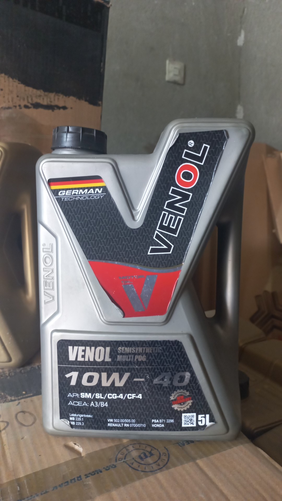 روغن موتور5VENOL لیتری 10W40
